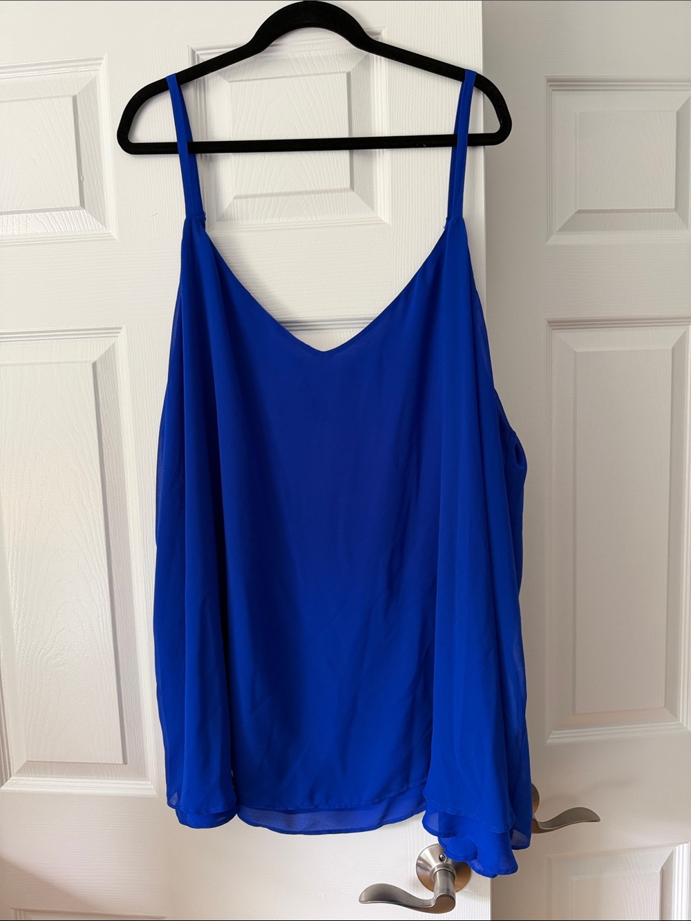 Blue Chiffon Swing Cami - Torrid